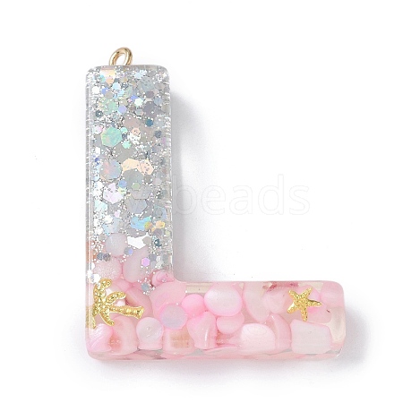 Resin Pendants RESI-B029-01P-L-1