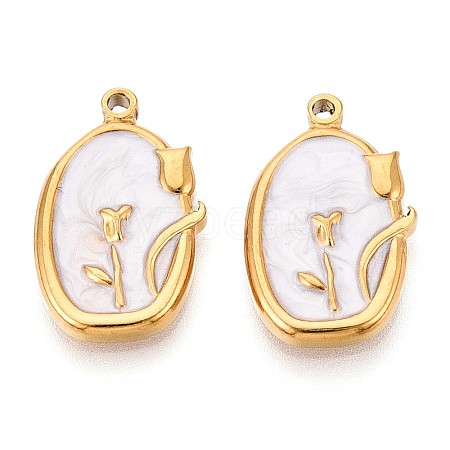 304 Stainless Steel Pendants STAS-N111-05G-1