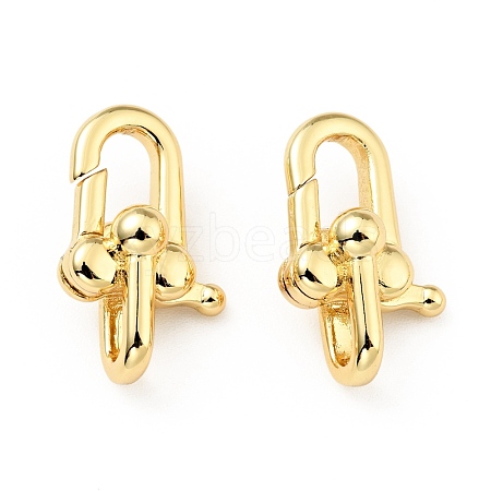 Brass Lobster Claw Clasps KK-G416-34G-1
