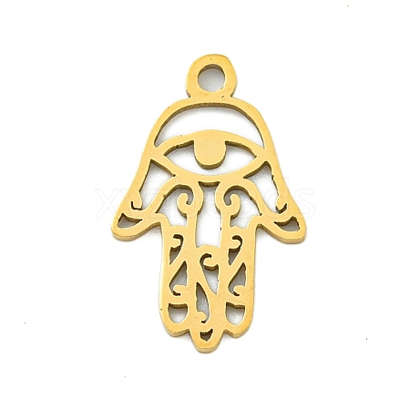 Ion Plating(IP) 201 Stainless Steel Pendants STAS-M015-23G-1