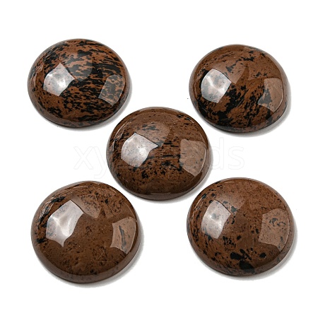 Natural Mahogany Obsidian Cabochons G-C115-02B-15-1