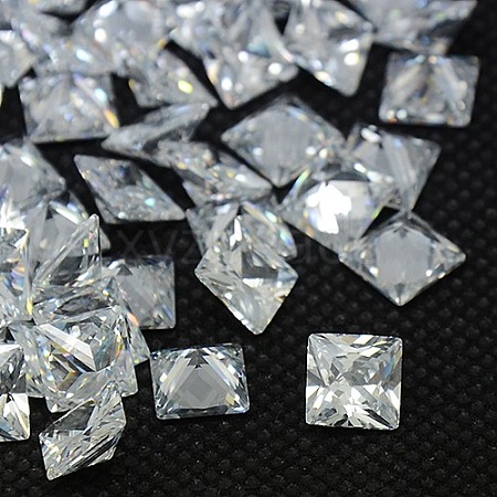 Cubic Zirconia Cabochons ZIRC-M004-7x7mm-007-1