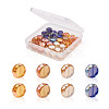 Beadthoven 40Pcs 4 Colors Electroplate Glass Beads EGLA-BT0001-01-7