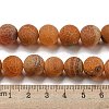 Natural Weathered Agate Beads Strands G-P538-A01-10-5