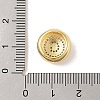 Rack Plating Brass & Cubic Zirconia Pendants KK-Z047-07G-G-RS-3