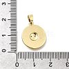 Brass Micro Pave Cubic Zirconia Pendants KK-P336-20G-3