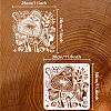 PET Hollow Out Drawing Painting Stencils DIY-WH0391-0430-2