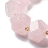 Natural Rose Quartz Beads Strands G-B094-E01-01-4