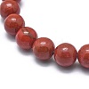 Natural Red Jasper Bead Stretch Bracelets BJEW-K212-B-012-3