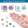 Kissitty 54Pcs 27 Style Alloy Enamel Pendants ENAM-KS0001-05-3