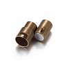 Brass Locking Tube Magnetic Clasps LS-KK-MC077-AB-2