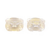 Two Tone Transparent Spray Painted Glass Beads GLAA-T022-02-A02-4