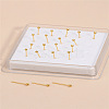 20Pcs Round Brass Nose Studs WGFA8C5-04-3