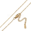 201 Stainless Steel Cable Chain Necklaces NJEW-P309-15B-G-3