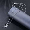 Stainless Steel Pendant Necklaces PW-WGC1D7E-01-4