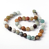 Natural Flower Amazonite Beads Strands G-D608-10mm-3