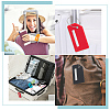 CRASPIRE 16 Sets 8 Colors PVC Plastic Luggage Bag Tags AJEW-CP0001-98-6