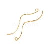 Brass Earring Findings KK-A274-17F-G-2
