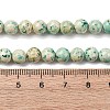 Natural Dyed Marble Beads Strands G-P593-6mm-01-5