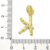 Rack Plating Brass Micro Pave Cubic Zirconia European Dangle Charms KK-L210-015G-K-3