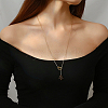 Stainless Steel Lariat Necklaces JR3164-1-4