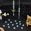 80Pcs Transparent Faceted Glass Connector Charms GLAA-SP0001-88B-02-4