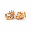 Rack Plating Brass Micro Pave Clear Cubic Zirconia Charms KK-T060-06-RS-3