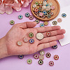 Yilisi 300Pcs 15 Style Flower Shape Rhinestone Buttons RB-YS0001-02-15