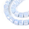 Anti-Tarnish Electroplate Glass Beads Strands GLAA-T025-6mm-10C-3