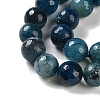 Natural Agate Beads Strands G-M437-C01-01B-4