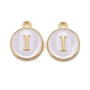 Golden Plated Alloy Charms LS-ENAM-S118-01I-1