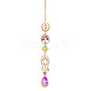 Glass Teardrop Pendant Decoration WG33785-03-1