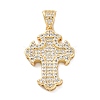 Brass Micro Pave Cubic Zirconia Pendants KK-S510-48G-03-1