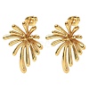 304 Stainless Steel Stud Earrings for Women EJEW-K333-19G-4