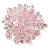 UV Plating Rainbow Iridescent Acrylic Beads X1-PACR-E001-05H-3