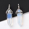 Opalite Pointed Pendants G-K329-21P-3