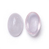 Natural Rose Quartz Cabochons G-F605E-01A-2