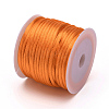 Nylon Satin Rattail Cords NWIR-L006-1mm-13-2
