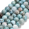 Natural Larimar Beads Strands GG-D001-A01-2