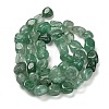 Natural Green Strawberry Quartz Beads Strands G-P497-01E-23-3