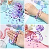 DIY Acrylic & Seed Beaded Stretch Bracelet Making Kit DIY-YW0008-80-6