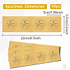 Self Adhesive Gold Foil Embossed Stickers DIY-WH0575-067-2