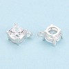 925 Sterling Silver Micro Pave Clear Cubic Zirconia Charms STER-N017-17A-S-3