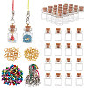 BENECREAT DIY Wish Bottle Pendant Decoration Making Kit DIY-BC0006-59-1