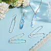 CHGCRAFT 20Pcs Alloy Open Back Bezel Big Pendants FIND-CA0008-87S-4