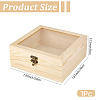 Wooden Storage Boxes WOCR-CL0001-01B-2