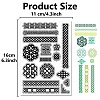 Custom Wall Theme PVC Plastic Clear Stamps DIY-WH0619-0022-2