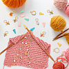 33Pcs Bee DIY Knitting Tool Sets HJEW-NB00052-5