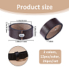 24Pcs 2 Colors Cowhide Leather & Alloy Loop Keepers FIND-FH0017-33-2