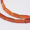 Natural Red Agate/Carnelian Beads Strands G-F402-12-3